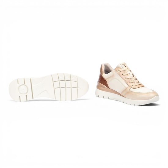 Pikolinos dames witte leren sneakers trainerschoenen - Cantabrië - Image 6
