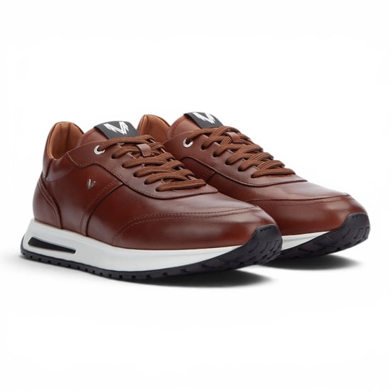 Martinelli Herrar Bruna Lädersneakers Trainer Snörskor - Hanbury - Image 3