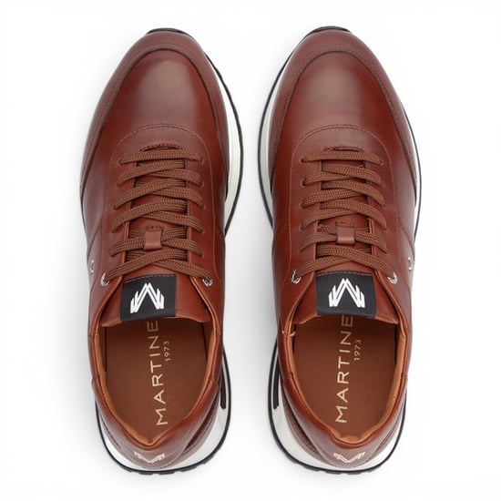 Martinelli Herrar Bruna Lädersneakers Trainer Snörskor - Hanbury - Image 6