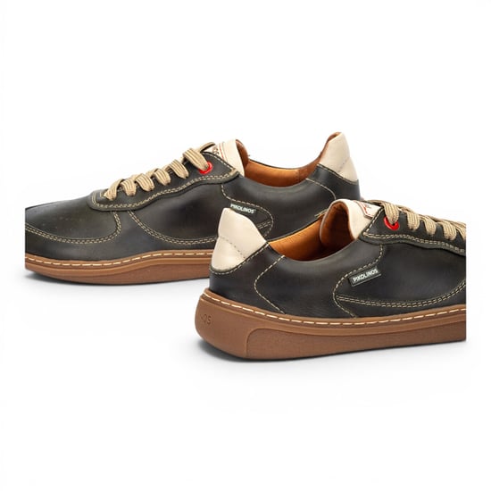 Pikolinos Pine Green Leren Sneakers Trainer Barefoot Schoenen - Aranjuez - Image 5