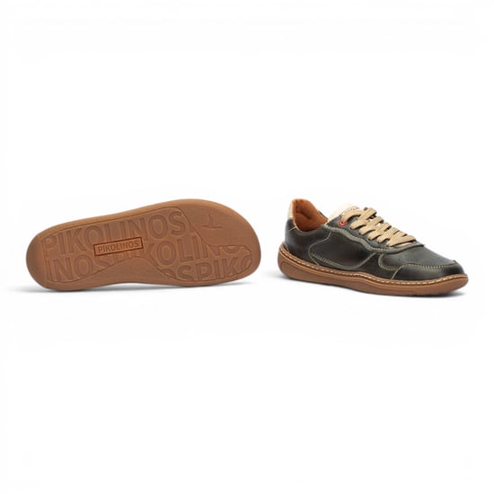 Pikolinos Pine Green Leren Sneakers Trainer Barefoot Schoenen - Aranjuez - Image 6