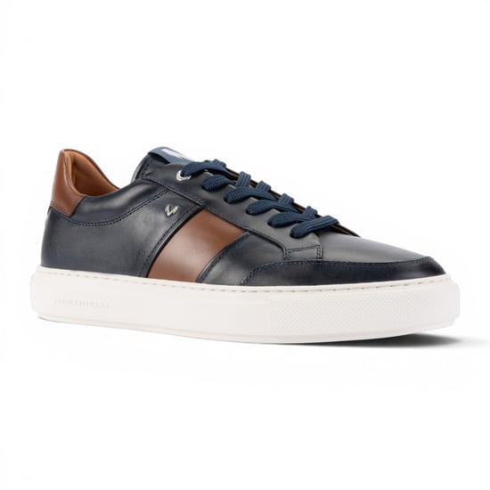 Martinelli Herrblå lädersneakers Träningsskor - Hastings - Image 3