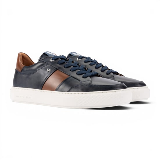 Martinelli Herrblå lädersneakers Träningsskor - Hastings - Image 4