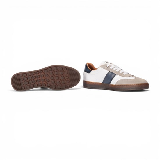 Martinelli Herrarnas blå lädersneakers Träningsskor - Seaford - Image 6