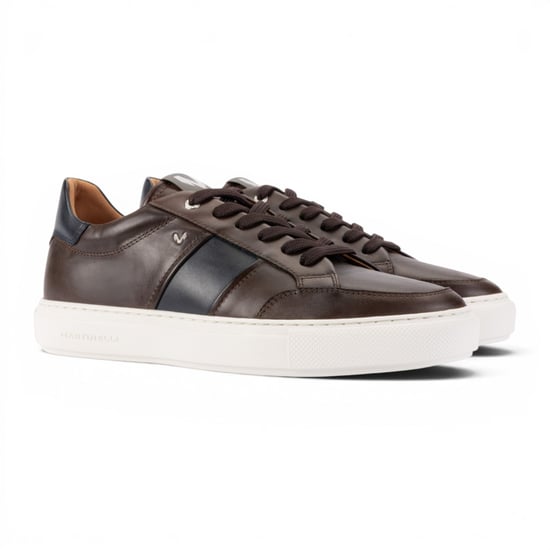 Martinelli herrskor med bruna lädersneakers – Hastings - Image 4