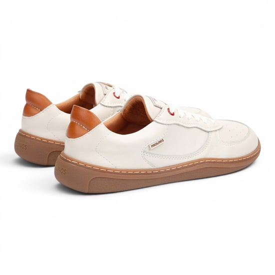 Pikolinos White Leather Sneakers Trainer Barfotaskor - Aranjuez - Image 4