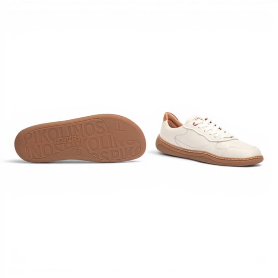 Pikolinos White Leather Sneakers Trainer Barfotaskor - Aranjuez - Image 6