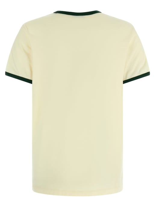 Moncler Beige Cotton T-Shirt - Image 2