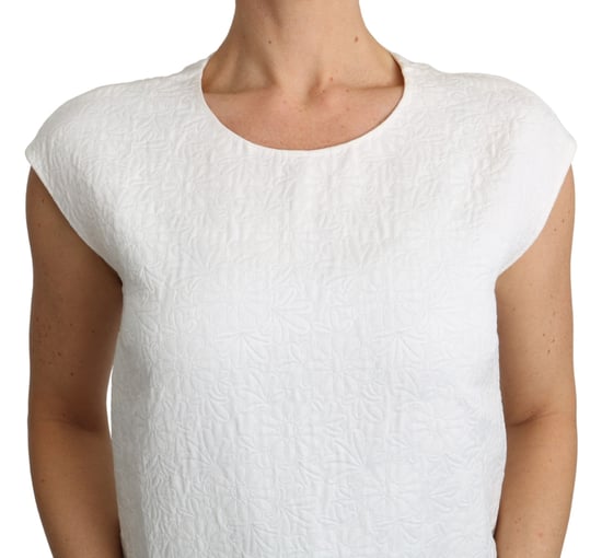 Dolce Gabbana Top Embroidered Short Sleeves - Image 3