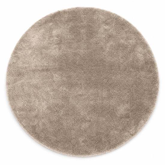 Muratap Comfy premium rond luxe effen vloerkleed wasbaar uni 240 cm rond - Image 4