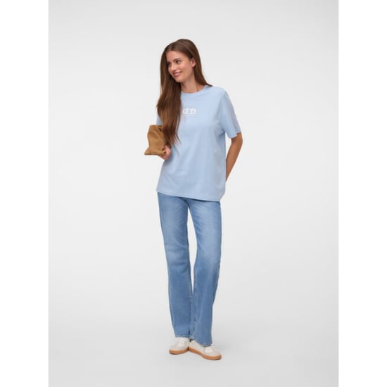 Vero Moda vmalina caty ss top box jrs 10344836 cashmere - Image 3