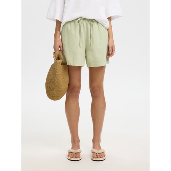 Selected Femme slwluisa-linnie linen blend shorts 16099902 lint - Image 2