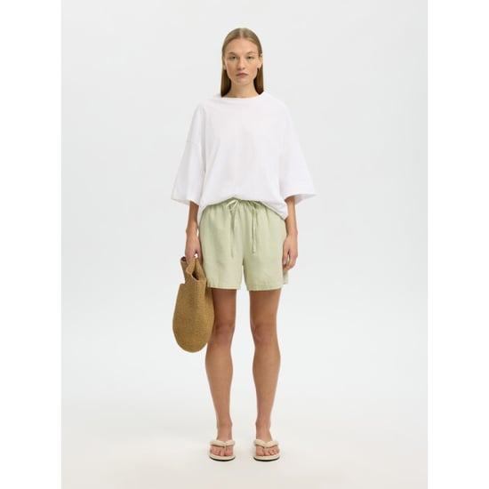 Selected Femme slwluisa-linnie linen blend shorts 16099902 lint - Image 5