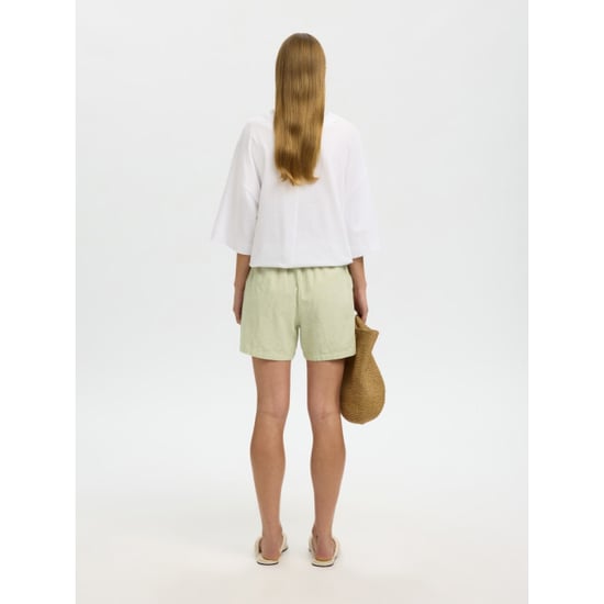 Selected Femme slwluisa-linnie linen blend shorts 16099902 lint - Image 6