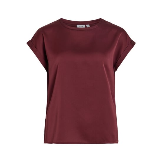Vila viellette s/s satin top noos 14059563 port royale - Image 1