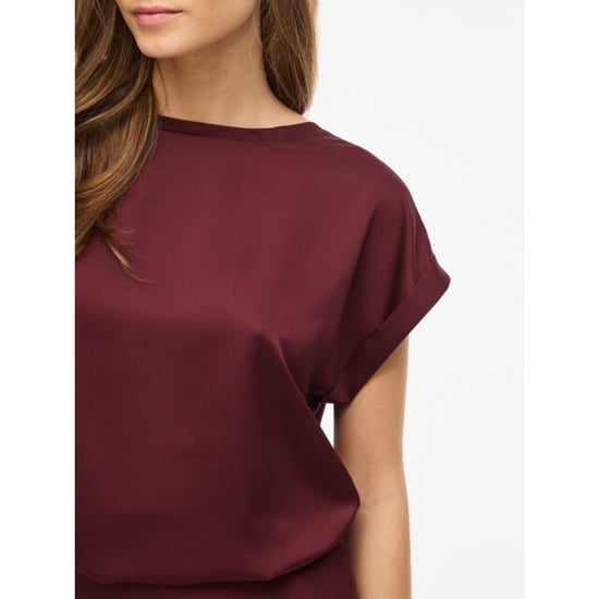 Vila viellette s/s satin top noos 14059563 port royale - Image 5