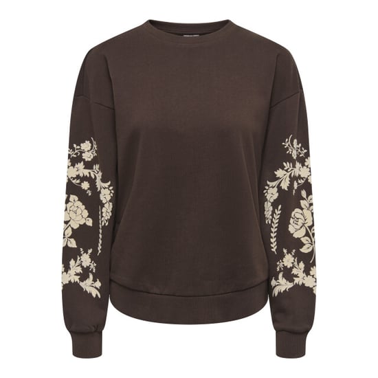 Jacqueline de Yong Jdy irmelin sweatshirt met flock bloemenprint - Image 2