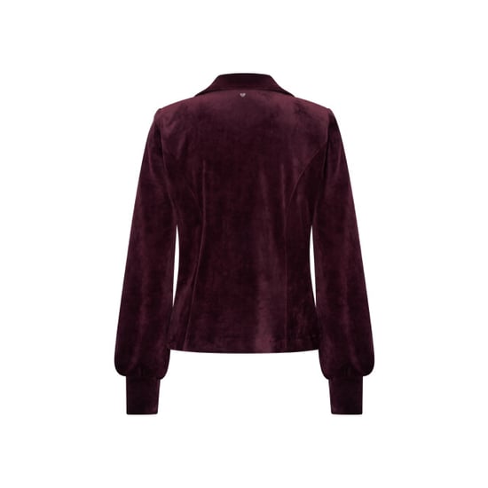 Helena Hart 7870 blazer lora velour burgundy - Image 3