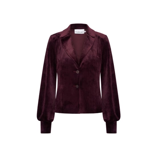 Helena Hart 7870 blazer lora velour burgundy - Image 4