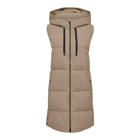 Jacqueline de Yong Blair long hood waistcoat - Image 1