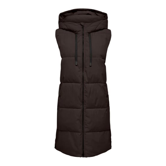 Jacqueline de Yong Blair long hood waistcoat - Image 1