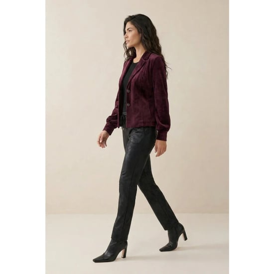 Helena Hart 7870 blazer lora velour burgundy - Image 5