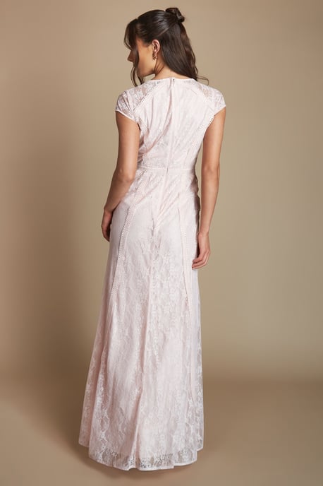 Lightweight Corded Lace Panelled Bridesmaid Dress - Image 3
