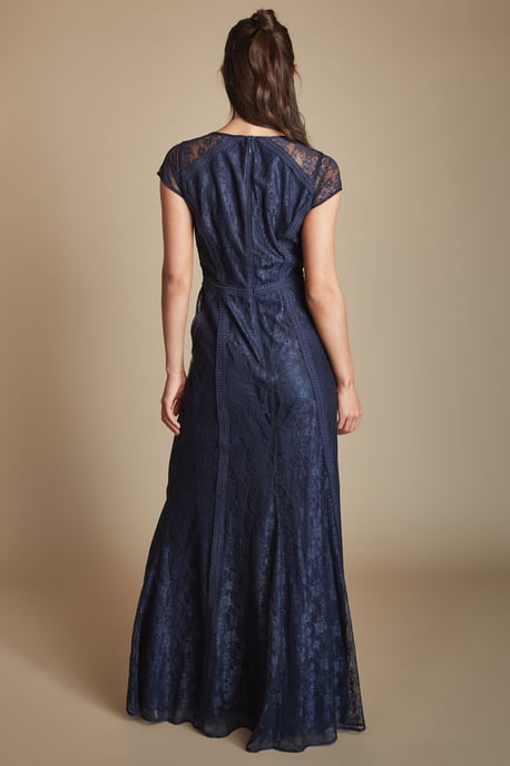 Lightweight Corded Lace Panelled Bridesmaid Dress - Image 3