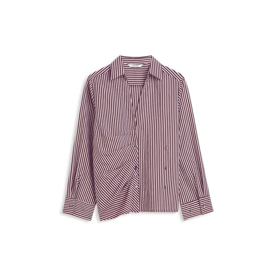 Summum 2s3532-12491 335 blouse two tone stripe small dark burgundy - Image 4