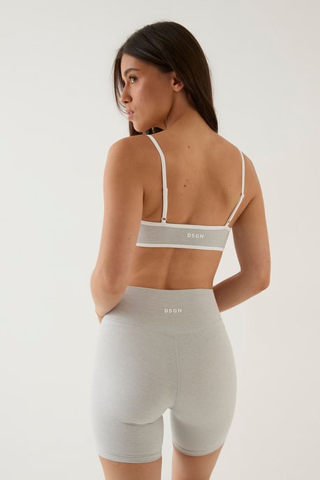 DSGN Studio Marl Wrap Waist Mini Short - Image 2