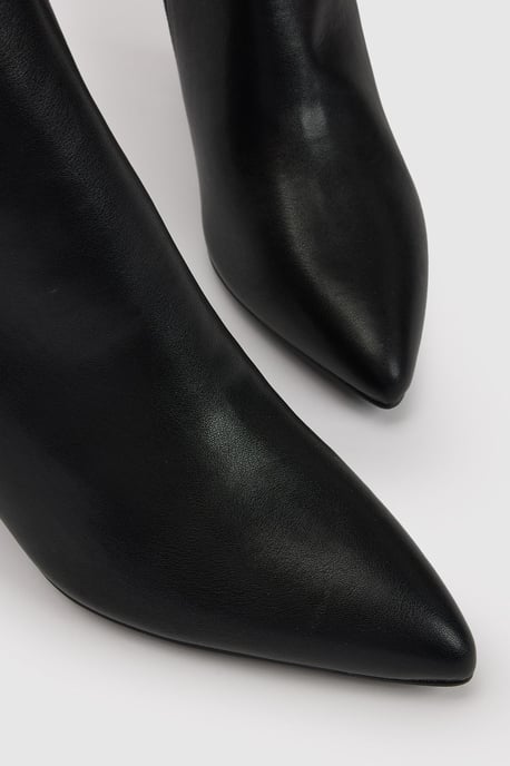 Wide Fit Knee High Block Heel Boots - Image 5