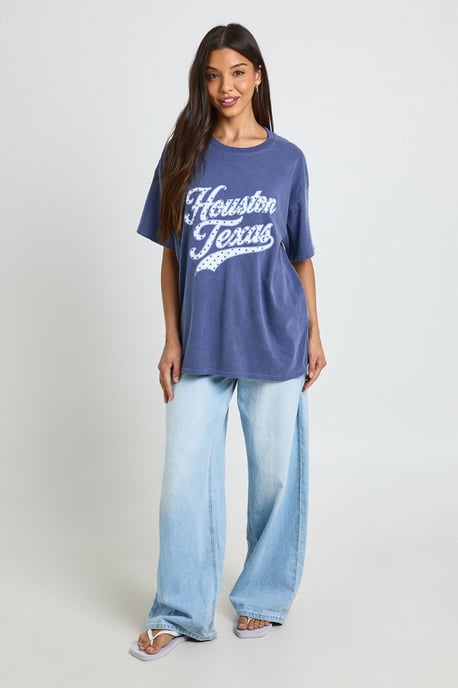 Houston Texas Printed T-Shirt - Image 3