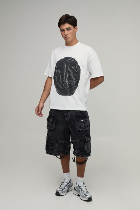 Parachute Extreme Washed Multi Cargo Ripped Shorts - Image 4