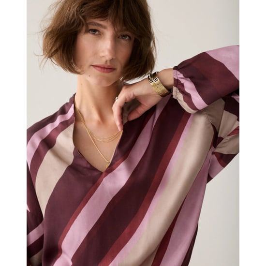 Summum 2s3560-12488 120 top v neck stripe printed multicolour - Image 1
