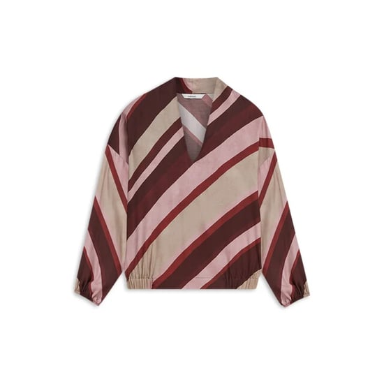 Summum 2s3560-12488 120 top v neck stripe printed multicolour - Image 2