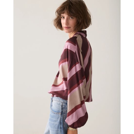 Summum 2s3560-12488 120 top v neck stripe printed multicolour - Image 4