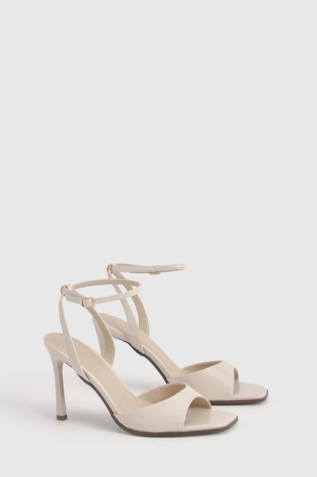 Square Toe 2 Part High Stiletto Heels - Image 3