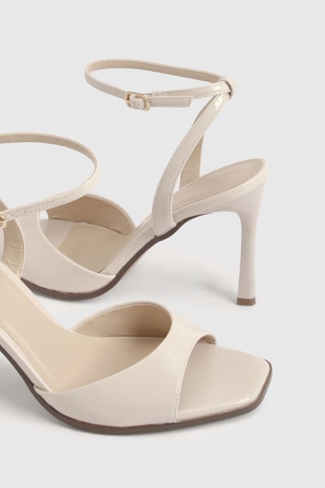 Square Toe 2 Part High Stiletto Heels - Image 6
