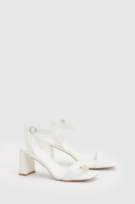 Wide Fit 2 Part Mid Block Heels - Image 3