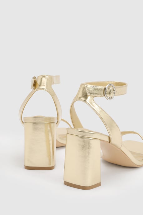 Wide Fit 2 Part Mid Block Heels - Image 4