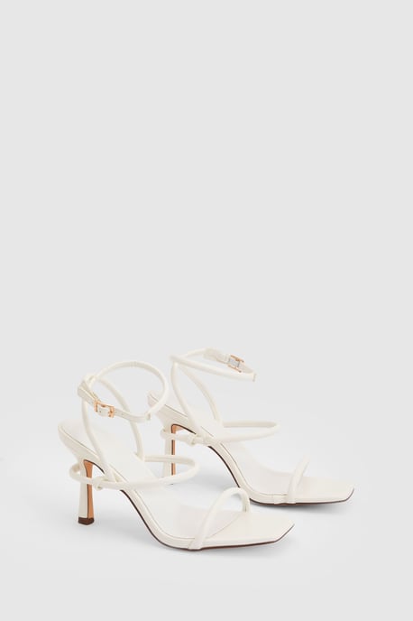 Wide Fit Padded Strappy High Heels - Image 3