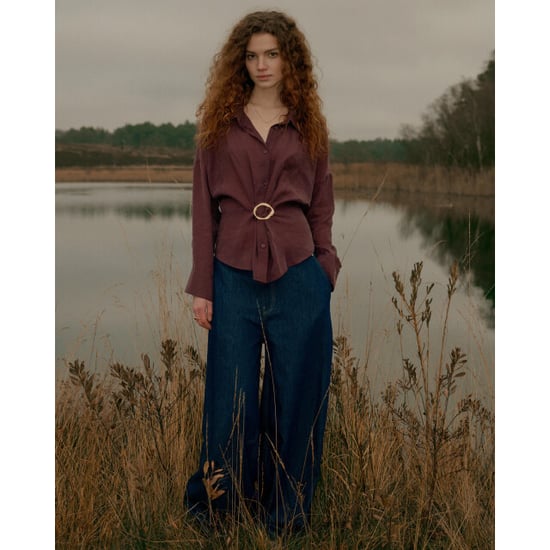 Summum 2s3524-12492 335 blouse lyocell blend dark burgundy - Image 1
