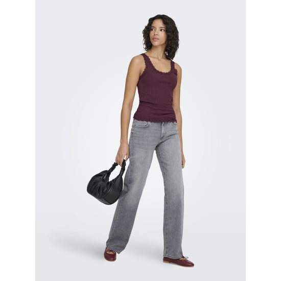 Only onlsara sharai tank top jrs noos 15345994 burgundy - Image 2