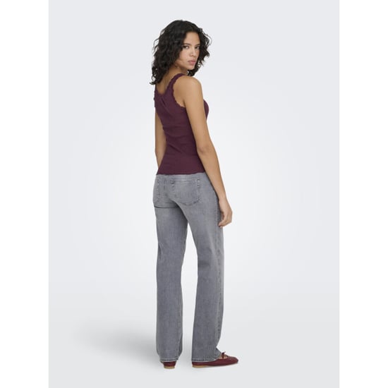 Only onlsara sharai tank top jrs noos 15345994 burgundy - Image 4