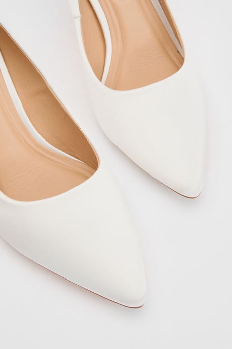 Bridal Keira Textile High Heel Court Shoes - Image 5