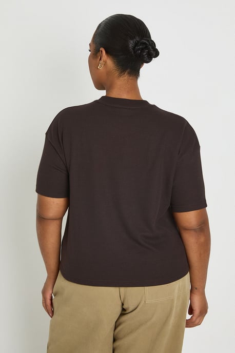 Plus Waffle Boxy T-shirt - Image 2