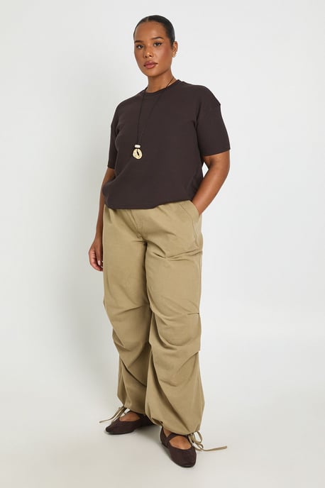 Plus Waffle Boxy T-shirt - Image 3
