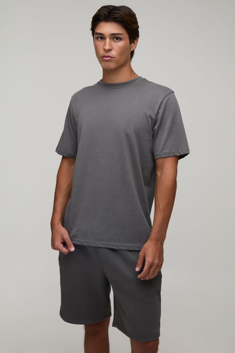 Regular Fit T-Shirt and Short Set - Image 1