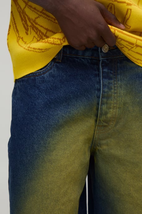 Regular Tinted Denim Jorts - Image 3