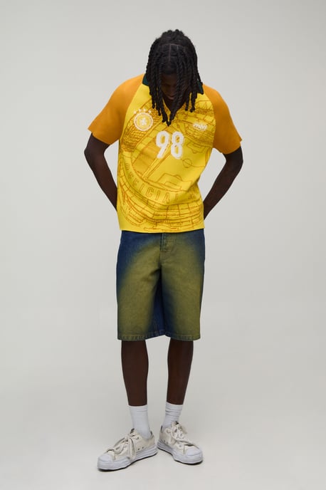 Regular Tinted Denim Jorts - Image 4